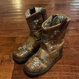 Shyanne • Toddler Girls Floral Western Boots